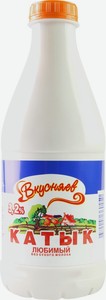 Катык Вкусняев Любимый 3.2%, 930 мл, пластиковая бутылка