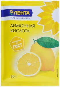 Лимонная кислота лента, 80г