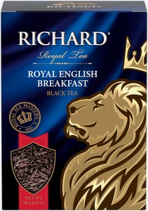 Чай Richard royal english breakfast черный листовой, 180 г