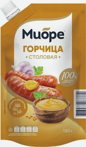 Миоре Горчица столовая острая 150г
