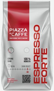 Кофе Пьяцца дель Кафе Эспрессо Форте зерно 900г