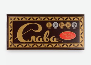Шоколад Слава тёмный пористый, 75 г (Красный Октябрь)