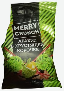Арахис Merry Crunch в хрустящей корочке со вкусом васаби, 40 г