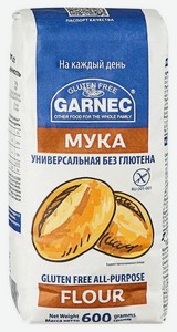 Мука Гарнец Универсальная без глютена, 600 г