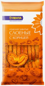Печенье лента Завитое с корицей, 230г в магазинах Ярославля — Едадил