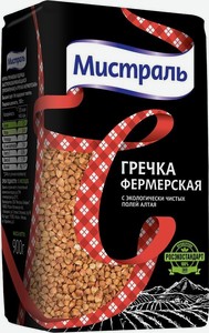 Гречка Мистраль фермерская, 900 г