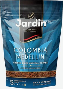 Кофе растворимый Jardin Colombia Medellin, 75 г, дой-пак