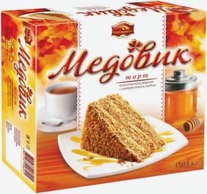 Торт Черёмушки Медовик, 630 г