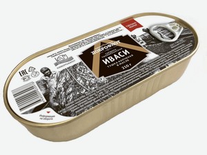Сардина Доброфлот Иваси Тихоокеанская копченая в масле, 210 г