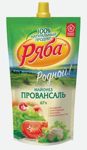 Майонез Ряба Провансаль 67%, 425 мл (400 г)