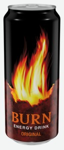 Напиток энергетический Burn Original 449 мл, банка