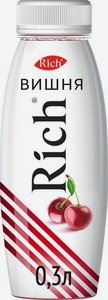 Нектар Rich Вишня осветленный, 0.3 л, пластиковая бутылка (12 шт.)
