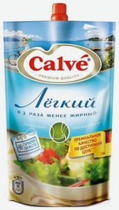 Соус майонезный Calve Легкий 20%, 400 г