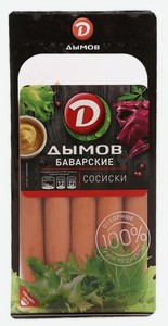 Сосиски Дымов Баварские, 600 г
