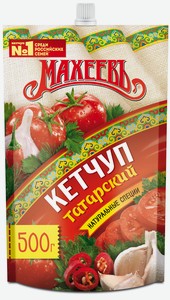 Кетчуп Махеевъ Татарский 500 г, дой-пак