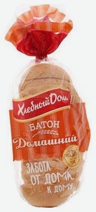 Батон Хлебный Дом Домашний в нарезке, 230 г, пакет