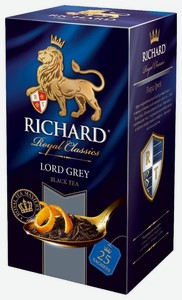 Чай черный Richard Lord Grey в пакетиках, 25 шт.