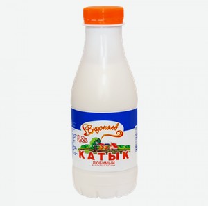 Катык Вкусняев Любимый 3.2%, 450 г, пластиковая бутылка