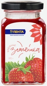 Варенье лента Земляника, 370г