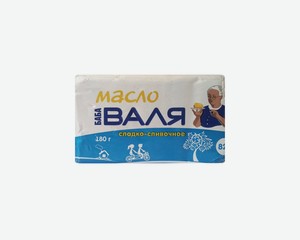 Масло сладко-сливочное Баба Валя традиционное 82%, 180 г