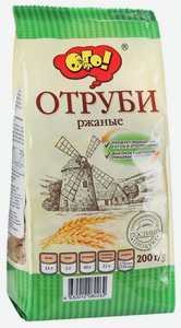 Отруби Ого! Ржаные, 200 г
