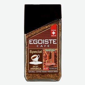 Кофе молотый в растворимом Egoiste Special, 100 г, стеклянная банка