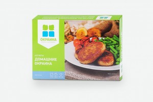 Котлеты замороженные Окраина Домашние, 450 г