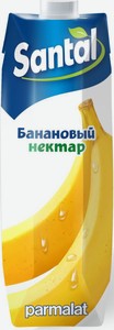 Нектар Santal банан, 1 л, тетрапак