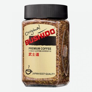 Кофе растворимый Bushido Original, 100 г, стеклянная банка