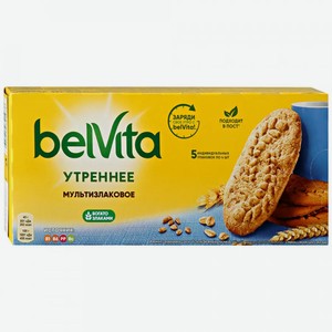 Печенье BelVita Утреннее мультизлаковое, 225 г