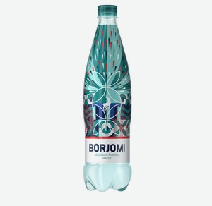 Вода минеральная Borjomi природная лечебно-столовая газированная, 750 мл