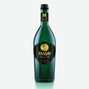 Вода минеральная Tassay Emerald газированная, 0.75 л, стеклянная бутылка