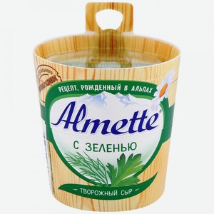 Сыр творожный Almette с зеленью 60%, 150 г