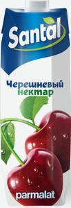 Нектар Santal Черешня, 1 л, тетрапак