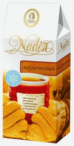 Чай черный Nadin Мандариновый листовой, 50 г