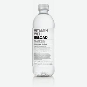 Напиток безалкогольный Vitamin Well со вкусом лимона и лайма, 500 мл