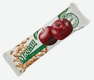 Батончик злаковый Musler мюсли с яблоком, 30 г