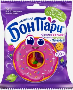 Мармелад БОН ПАРИ Космопончики 100г 