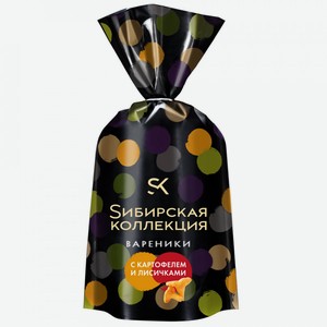 Вареники Сибирская Коллекция с картофелем и лисичками, 700 г