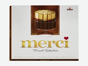 Набор конфет Merci Ассорти из тёмного шоколада, 250 г