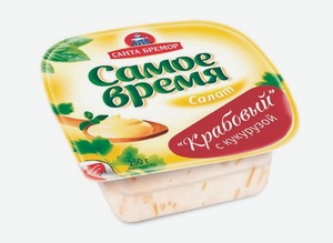 Салат Санта Бремор Самое время Крабовый с кукурузой, 150 г