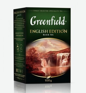Чай черный Greenfield English Edition листовой, 100 г