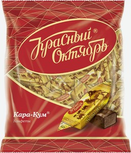 Конфеты Красный Октябрь Кара-Кум, 250 г, пакет