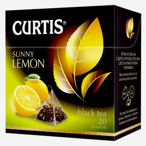 Чай черный Curtis Sunny Lemon в пирамидках, 20 шт