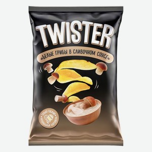 Чипсы Twister Картофель хрустящий Белые грибы в сливочном соусе 130 г