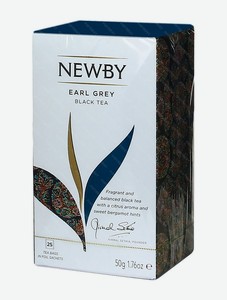 Чай черный Newby Earl Grey с бергамотом в пакетиках, 25 шт. в магазинах Ниж...