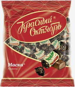 Конфеты Красный октябрь Маска, 250 г, пакет