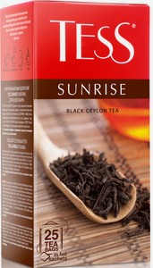 Чай черный Tess Sunrise в пакетиках, 25 шт.