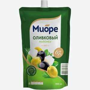 Майонез Миоре Оливковый 67%, 400мл
