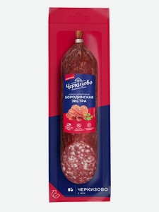 Колбаса сырокопченая Черкизово Бородинская экстра, 200 г